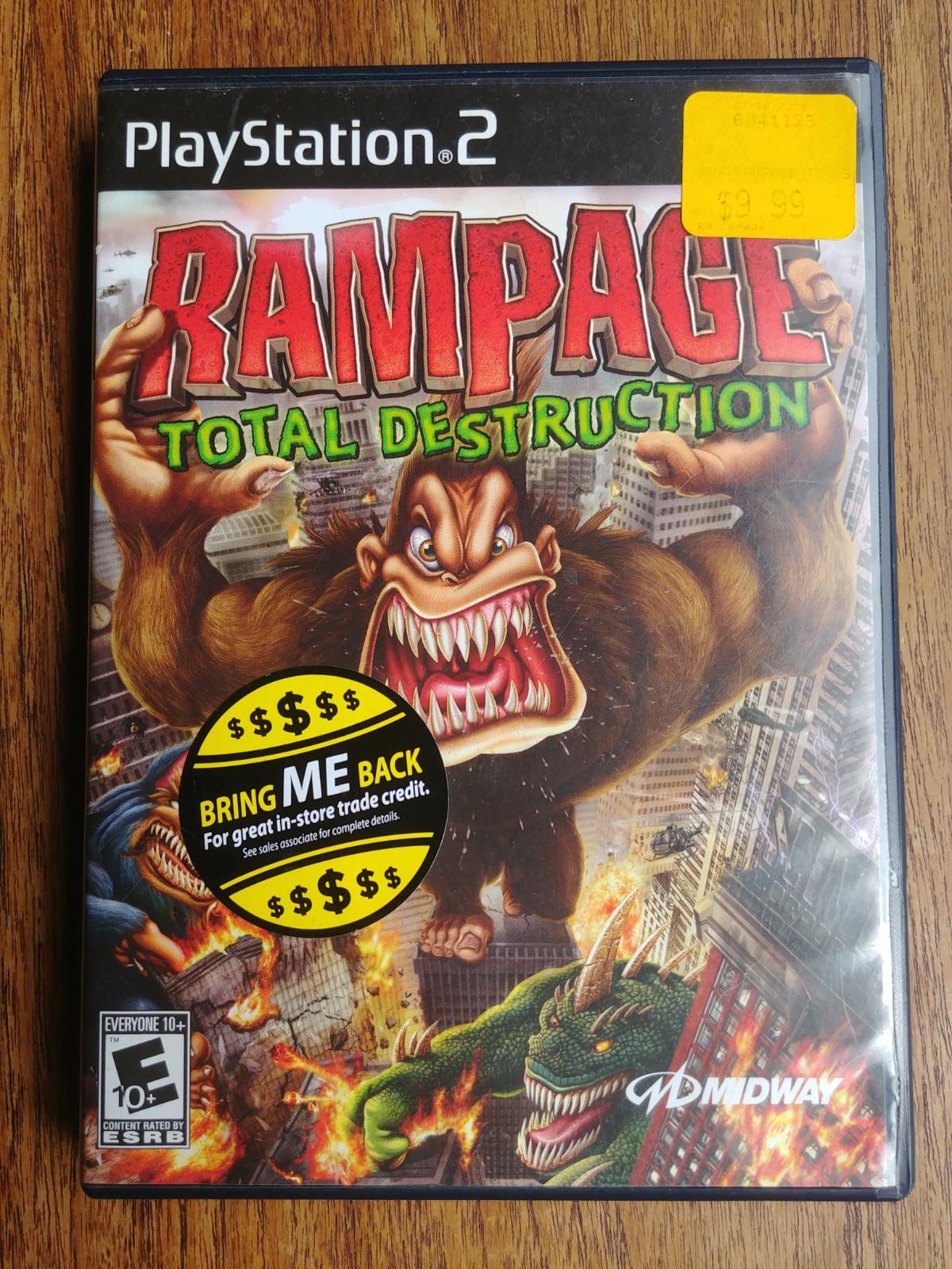  Rampage Total Destruction - PlayStation 2 : Video Games