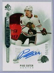 Pius Suter [Autograph] Hockey Cards 2020 SP Authentic Prices