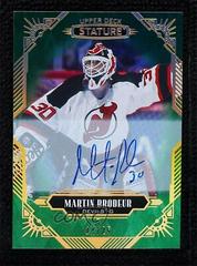 Martin Brodeur [Green Autograph] #82 Hockey Cards 2020 Upper Deck Stature Prices