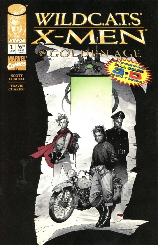 WildC.A.T.s / X-Men: The Golden Age [Charest 3-D] #1 (1997) Comic Books WildC.A.T.S / X-Men