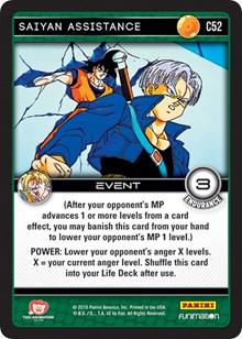 Saiyan Assistance [Foil] C52 Dragon Ball Z Vengeance