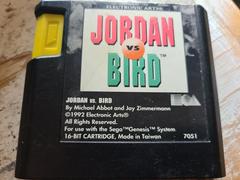 Cartridge (Front) | Jordan vs Bird: One-On-One Sega Genesis