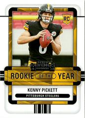 Kenny Pickett #ROY-KPI Football Cards 2022 Panini Contenders Rookie of the Year Prices