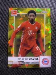 Alphonso Davies [Yellow] Soccer Cards 2021 Topps Chrome Bundesliga Sapphire Prices