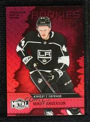 Mikey Anderson Hockey Cards 2020 Skybox Metal Universe Prices