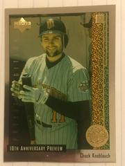 Chuck Knoblauch #27 Baseball Cards 1998 Upper Deck 10th Anniversary Preview Prices