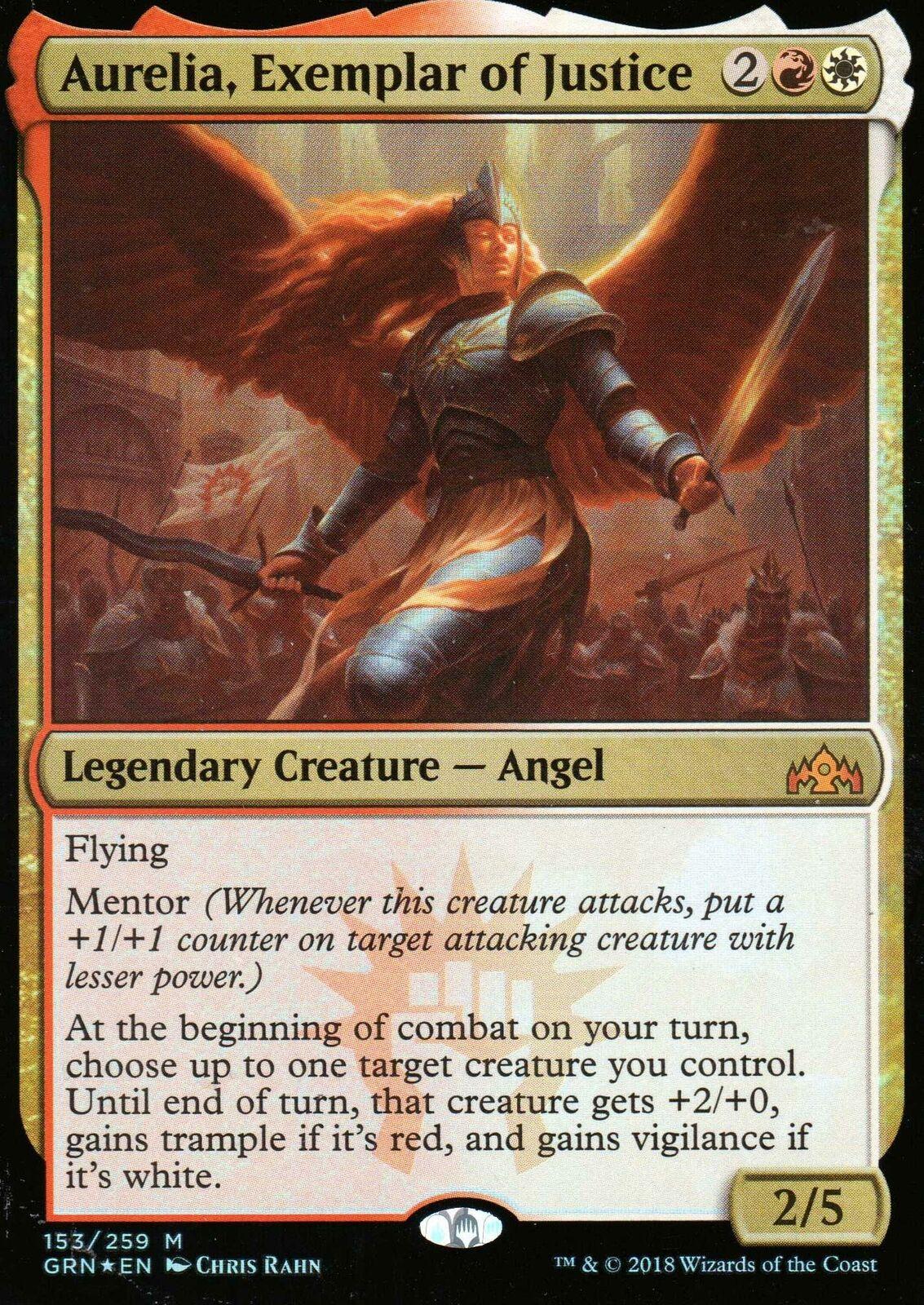 Aurelia, Exemplar of Justice [Foil] Prices Magic Guilds of Ravnica