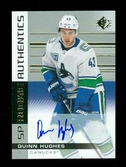 Quinn Hughes [Autograph] Hockey Cards 2019 SP Prices