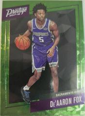 DE'Aaron Fox [Bright Green] Basketball Cards 2017 Panini Prestige Micro Etch Rookies Prices