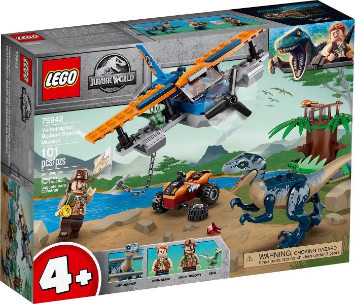 Velociraptor: Biplane Rescue Mission #75942 LEGO Jurassic World