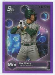 2022 Bowman Platinum Purple Max Muncy | Max Muncy [Purple] Baseball Cards 2022 Bowman Platinum Precious Elements
