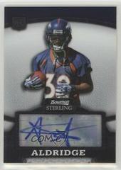 Anthony Alridge [Autograph Refractor] #121 Football Cards 2008 Bowman Sterling Prices