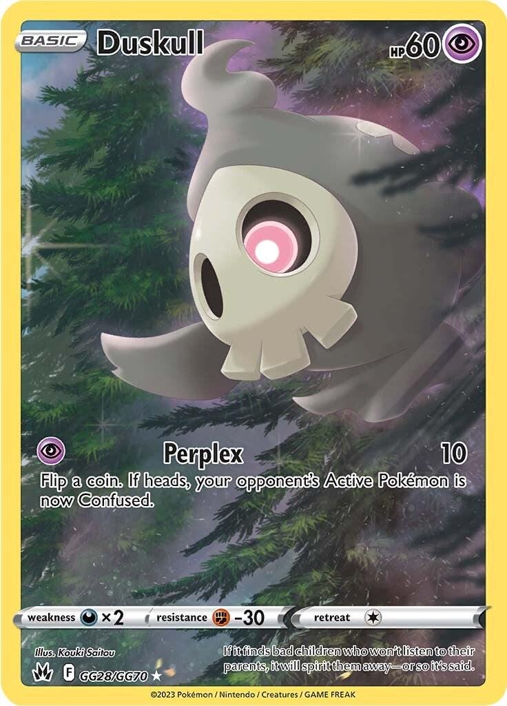 Duskull #GG28 Pokemon Crown Zenith