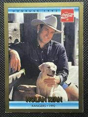 1992 Man of Records #26 Baseball Cards 1992 Coca Cola Nolan Ryan Prices