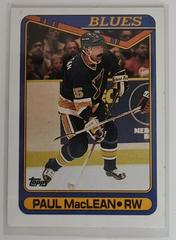 Paul MacLean Hockey Cards 1990 Topps Prices