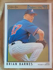 Brian Barnes #52 Baseball Cards 1992 O Pee Chee Premier Prices