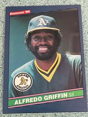 Alfredo Griffin #101 Baseball Cards 1986 Donruss Prices