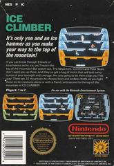 Ice Climber - Back | Ice Climber NES