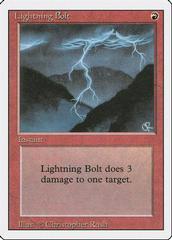 Lightning Bolt #162 Magic Revised Prices