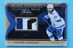 Victor Hedman [Premium] #DMR-VH Hockey Cards 2021 Upper Deck Black Diamond Mine Relics Prices