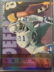 Deion Sanders #4 of 10 DF Football Cards 1997 Panini Score Board Playbook Prices