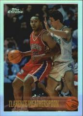 C. Weatherspoon [Refractor] #85 Basketball Cards 1996 Topps Chrome Prices