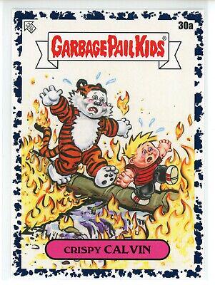 Crispy Calvin [Black] #30a Garbage Pail Kids Book Worms