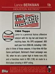 Rear | Lance Berkman Baseball Cards 2008 Topps Chrome Trading Card History