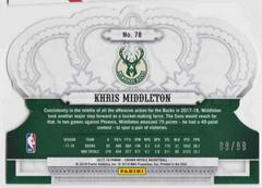 Base Crystal | Khris Middleton [Base Crystal] Basketball Cards 2017 Panini Crown Royale