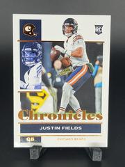 Justin Fields [Gold] #19 Football Cards 2021 Panini Chronicles Prices