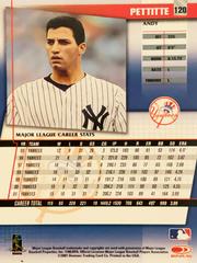 Rear | Andy Pettitte Baseball Cards 2002 Donruss Fan Club
