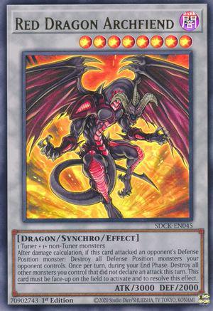 Red Dragon Archfiend SDCK-EN045 YuGiOh Structure Deck: Crimson King