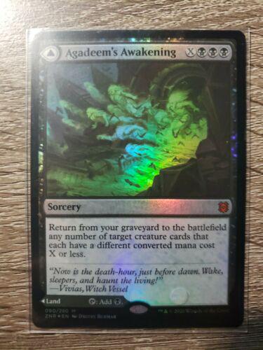 Agadeem's Awakening & Agadeem, the Undercrypt [Extended Art Foil] Magic Zendikar Rising