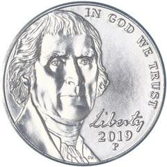 2019 P Coins Jefferson Nickel Prices