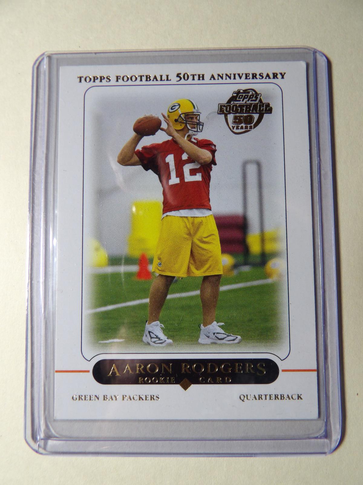 Aaron Rodgers Th Anniversary Rookie Ungraded Topps