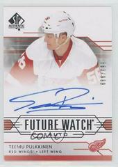 Teemu Pulkkinen [Autograph] Hockey Cards 2014 SP Authentic Prices