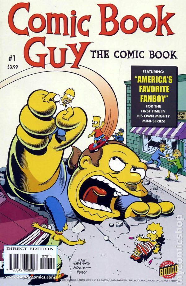 Comic Book Guy #1 (2010) Comic Books Comic Book Guy