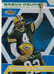 Brett Favre [Blue Refractor] #BF13 Football Cards 2006 Topps Finest Favre Moments Prices