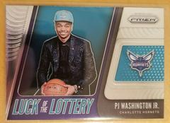PJ Washington Jr. Basketball Cards 2019 Panini Prizm Luck of the Lottery Prices