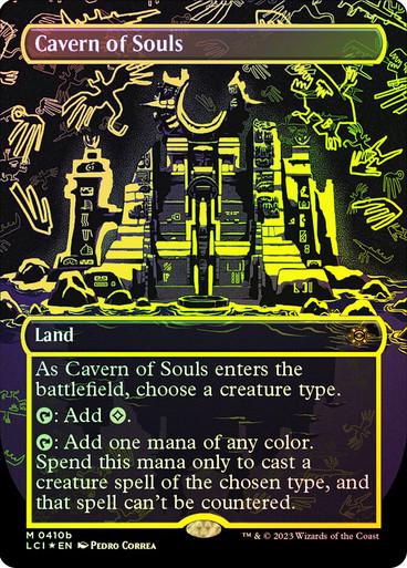 Cavern of Souls [Neon Ink] #410b Magic Lost Caverns of Ixalan