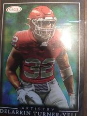 Delarrin Turner-Yell (Black) #13 Football Cards 2022 Sage Artistry Prices