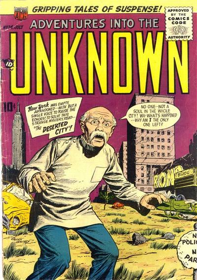 Adventures into the Unknown #74 (1956) Comic Books Adventures into the Unknown