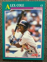 Alex Cole #555 Baseball Cards 1991 Score Prices