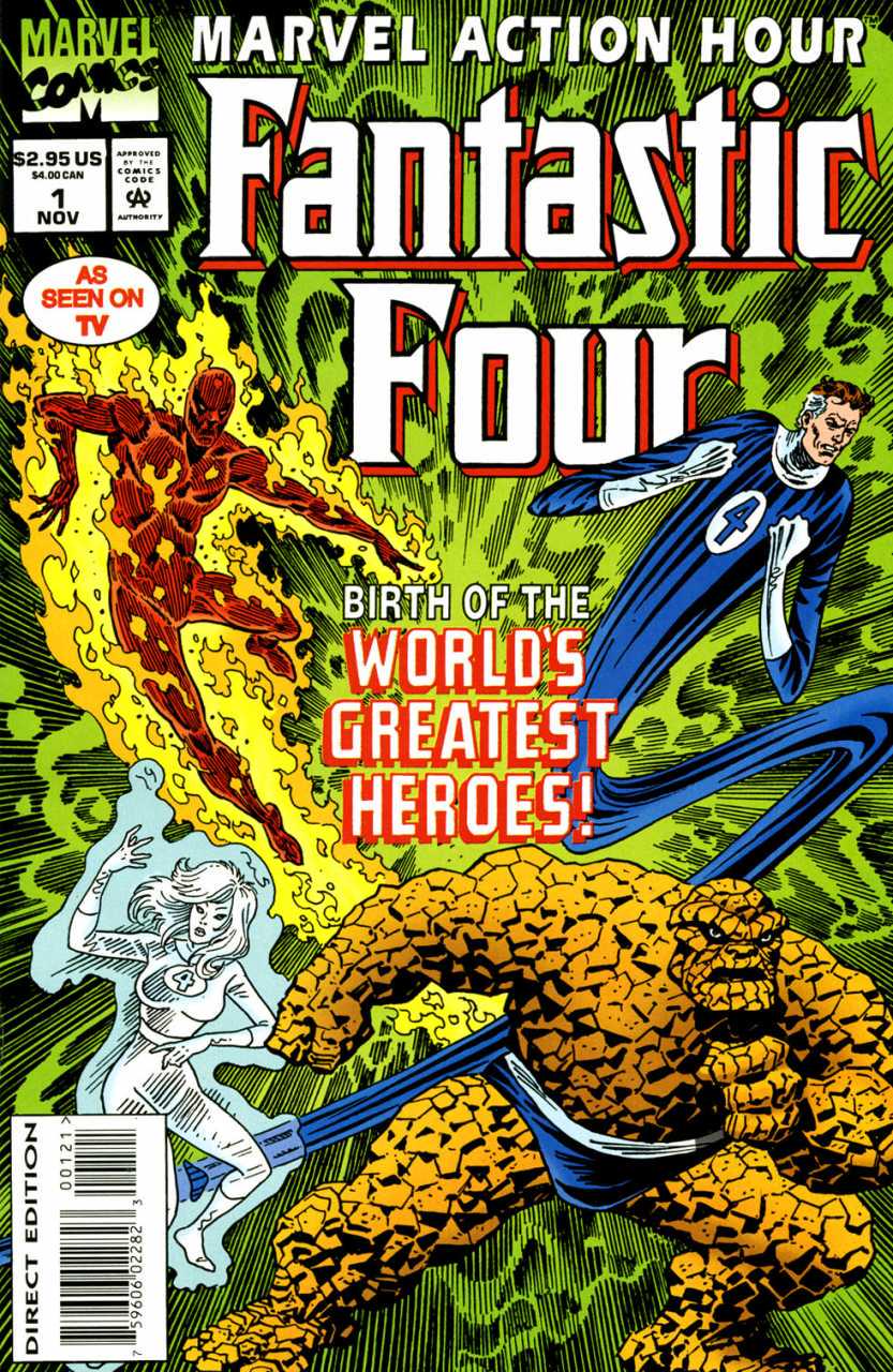 Marvel Action Hour: Fantastic Four #1 (1994) Comic Books Marvel Action Hour: Fantastic Four