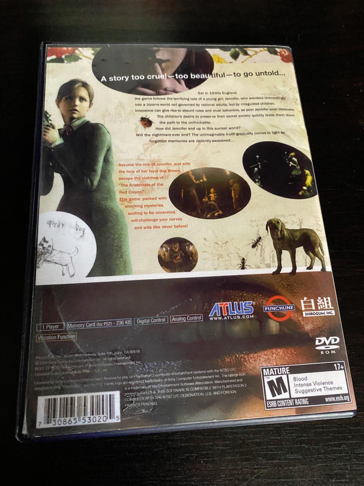 Rule of rose ps2 коды