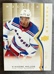 K'Andre Miller [Gold] Hockey Cards 2020 Upper Deck Premier Prices