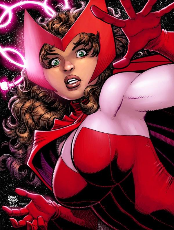 Scarlet Witch & Quicksilver [Adams Virgin] #1 (2024) Comic Books Scarlet Witch & Quicksilver