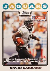 David Garrard [Postseason Highlights] #324 Football Cards 2008 Topps Prices