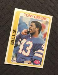 Tony Greene #251 Football Cards 1978 Topps Prices