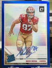 Nick Bosa [Blue] Football Cards 2019 Donruss Optic Rated Rookie Autographs Prices